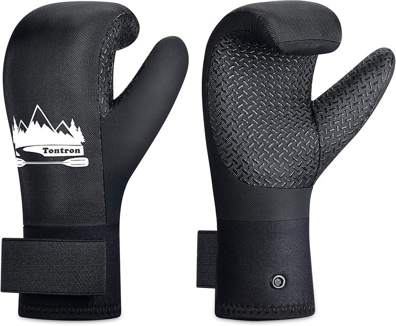 Tontron 3mm Neoprene Paddling Kayaking Mitts - Image 1